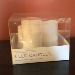Led candle pillars